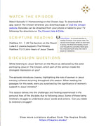 The Chosen Bible Study - Season 3